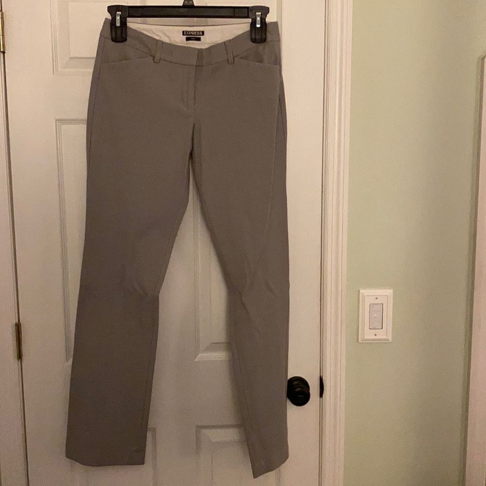 Grey express editor pants
